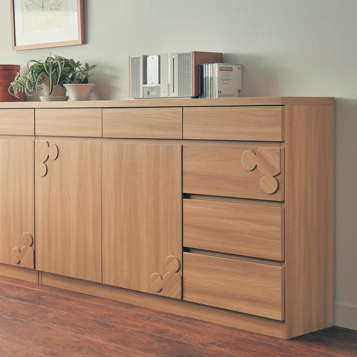 リビングキャビネット「ミッキーモチーフ」の商品写真