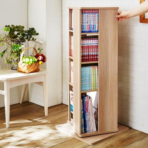 置き場所を選ばない回転式本棚・書棚の商品写真