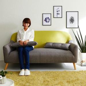 3色柄の2.5人掛けソファーの商品写真