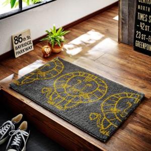 洗えるすべりにくい玄関マット<ライオン>の商品写真