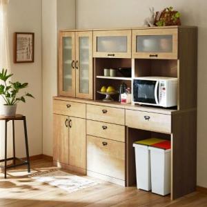 【受注生産】キッチンにぴったり!壁面収納キャビネット キナコ(MIEL-3)