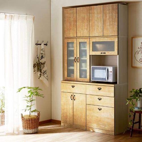 【大型商品送料無料】【高さ1cmピッチサイズオーダー】壁面収納上置き キナコ(MIEL-3)の商品写真