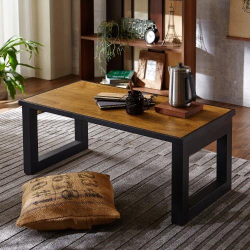 コンパクトサイズのビンテージ風折れ脚リビングテーブルの商品写真