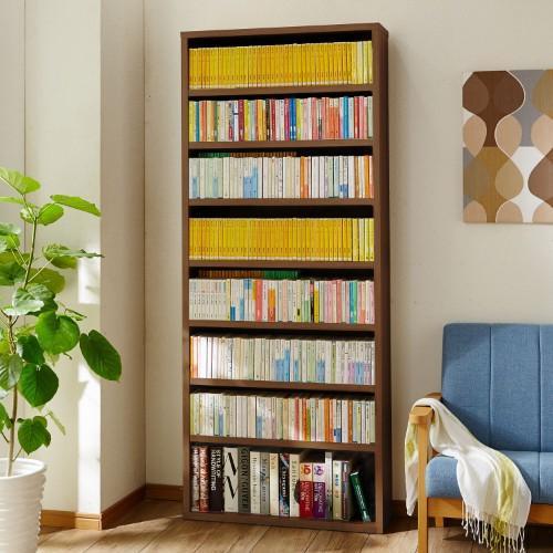 [日本製]1.5cmピッチの超薄型本棚・オープンラックの商品写真