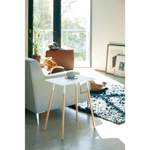 スチール天板のサイドテーブルの商品写真