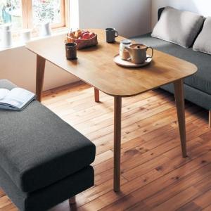 【大型商品送料無料】ダイニングソファーに高さをあわせたダイニングテーブルの商品写真