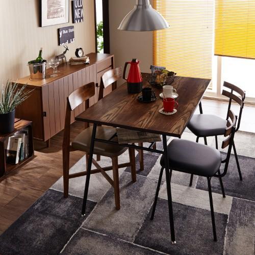 【大型商品送料無料】ブルックリンスタイルダイニングテーブル<4人用>の商品写真