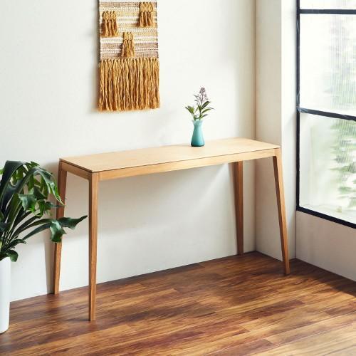 オーク材のコンソールテーブルの商品写真