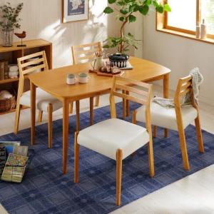 シンプルダイニング5点セットの商品写真