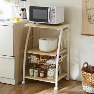 スライドバスケット付きレンジ台