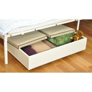 キャスター付きベッド下収納ワゴン<高さ20cm>の商品写真