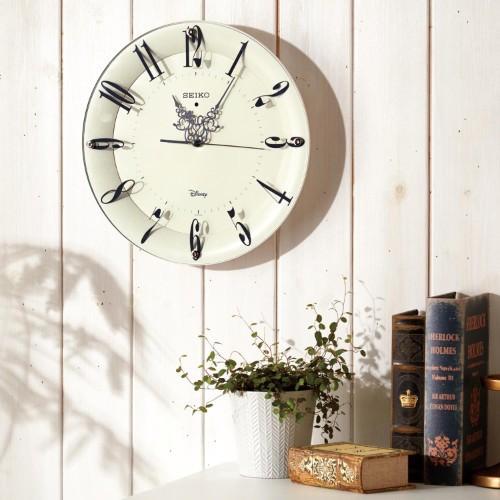 電波掛け時計「ミッキー&ミニー」の商品写真