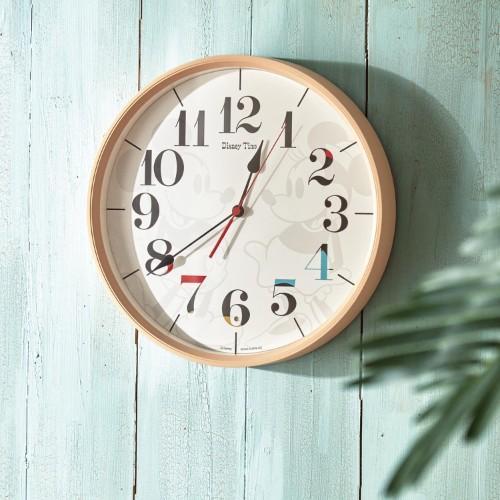 壁掛け電波掛け時計「ミッキー&ミニー」の商品写真