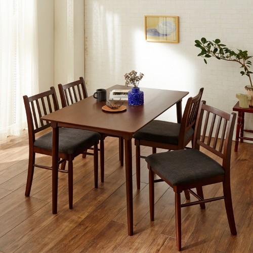 オーク材天板のダイニングテーブルセット<4人用>の商品写真