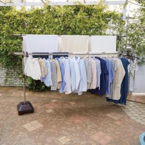 ブローベース付きで外に干しても安心な室外物干しの商品写真