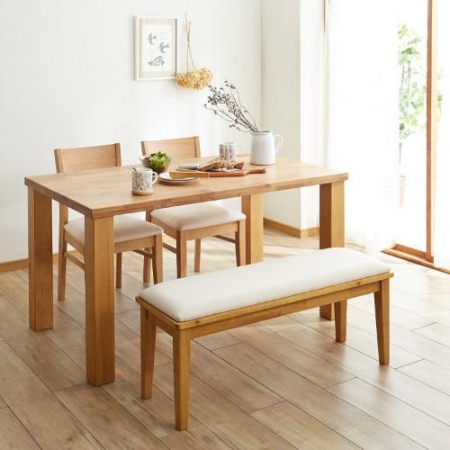 オーク材のダイニングテーブル<4人用>の商品写真