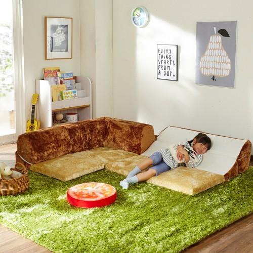 ふわふわ食パンのローソファー3点セットの商品写真