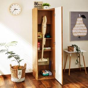 充電しながら隠してすっきり!ハンディクリーナー収納キャビネットの商品写真