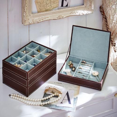 スイーツカラーのアクセサリーケース・ジュエリーボックス[選べる3色】の商品写真