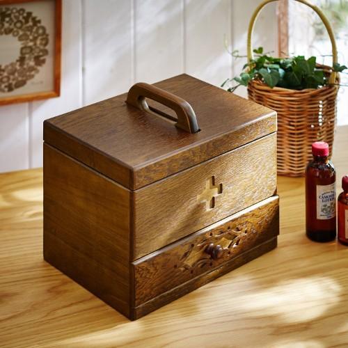 アンティーク調救急箱の商品写真