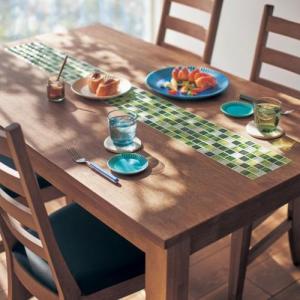 【大型商品送料無料】タイルが可愛いダイニングテーブルの商品写真