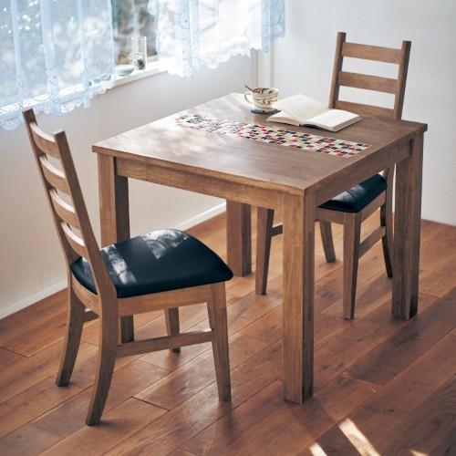 【大型商品送料無料】タイルが可愛いダイニング3点セットの商品写真