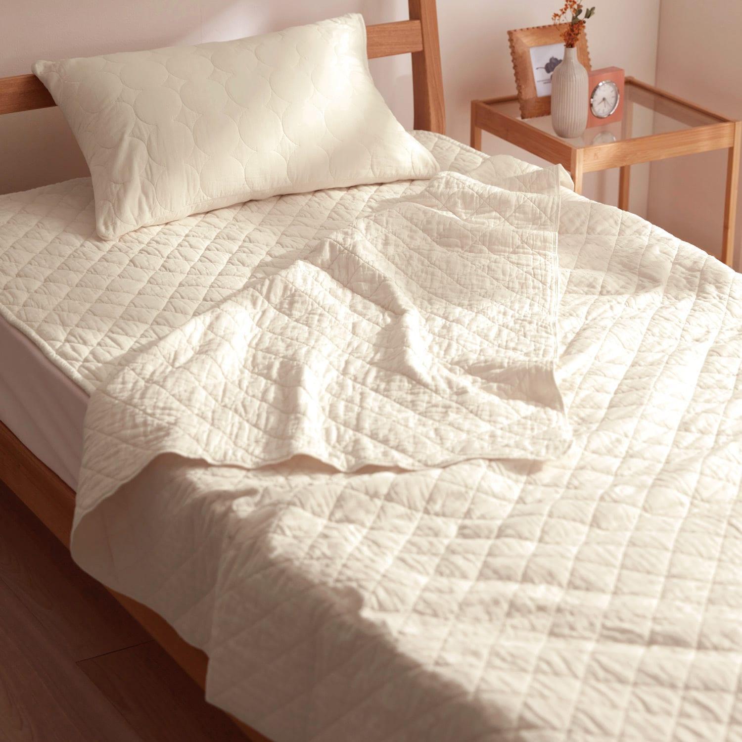 洗うほどふんわりやわらかキルトケットの商品写真