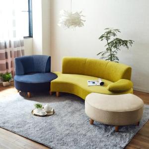 【カラーオーダー】パズルのように組み合わせられるソファーの商品写真