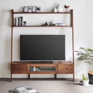 ウォルナット材の壁面テレビ台の商品写真