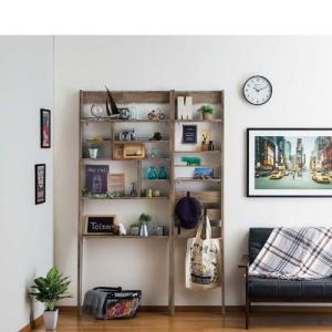 カフェ風立て掛けラダーラックの商品写真