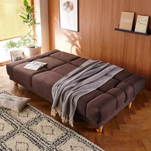 寝心地が良いソファーベッド[一部ボンネルコイル使用 背もたれリクライニング】の商品写真