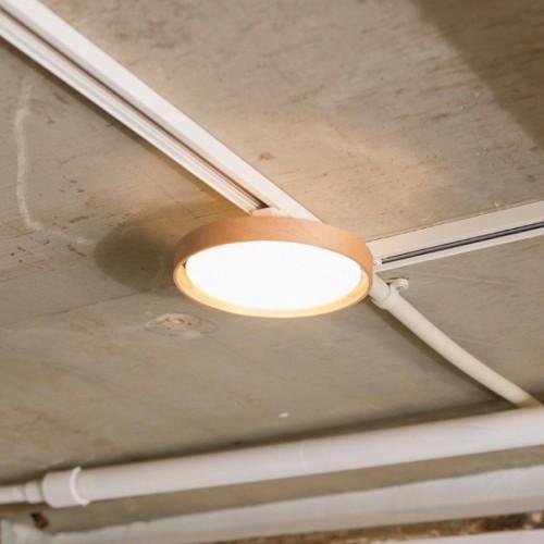 天然木のコンパクトLEDシーリングライトの商品写真