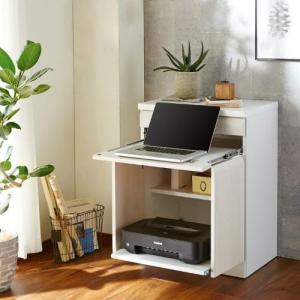 パソコンキャビネット 【パソコンデスクとしても】の商品写真