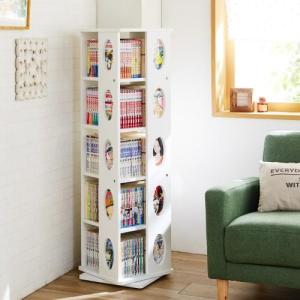 大容量!回転式コミック本棚の商品写真