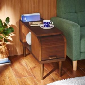 レトロ調ソファーサイドテーブルの商品写真