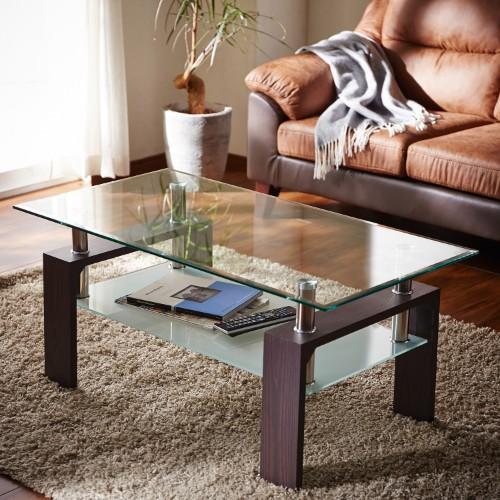 ガラスリビングローテーブルの商品写真