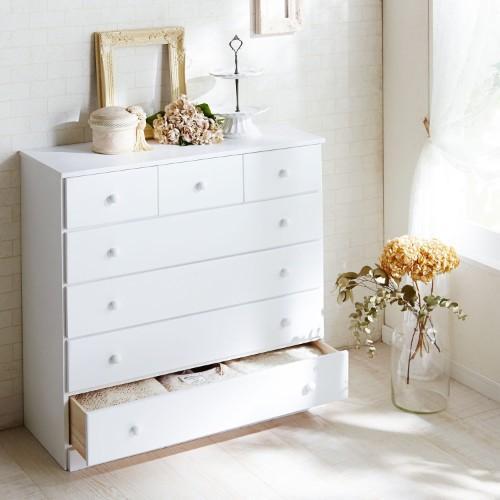 ホワイト桐チェストの商品写真