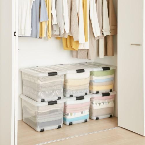 【大型商品送料無料】クローゼット用衣類収納ワゴンセット【奥行55cm】の商品写真