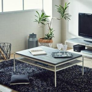 シャビーテイストのリビングテーブルの商品写真