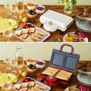ホットサンドメーカー ダブル【2枚同時に焼けるダブルタイプ】の商品写真