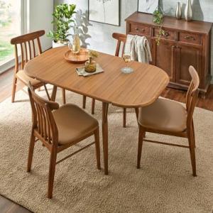 英国ヴィンテージ調伸長式ダイニングテーブル<2人用~4人用>の商品写真