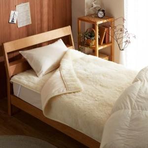 オーストラリア産ウール使用羊毛掛毛布(毛羽部分)の商品写真