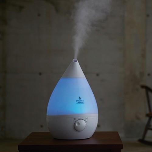 超音波式アロマ加湿器"SHIZUKU touch+"の商品写真