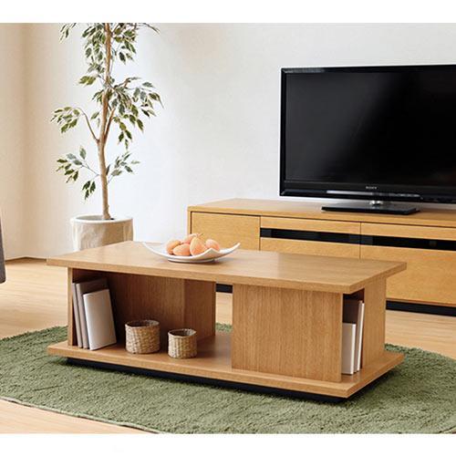 【大型商品送料無料】オーク材のモダンリビングテーブルの商品写真