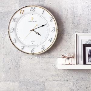 クリスタルモチーフの電波掛け時計「くまのプーさん」の商品写真