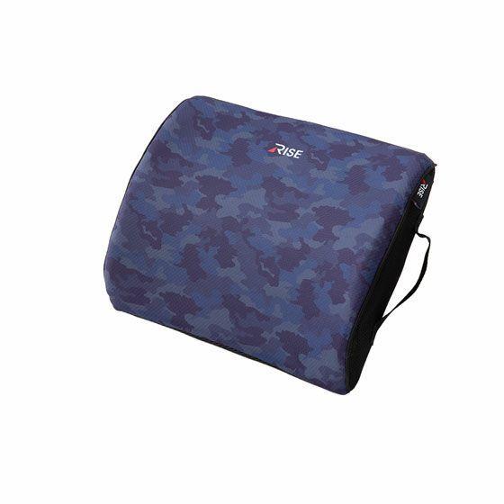 スリープオアシス 腰サポートクッション【カモフラージュPT ネイビー】の商品写真