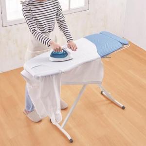 パンツも一気にアイロン掛けできる高さ無段階調整可能なアイロン台の商品写真