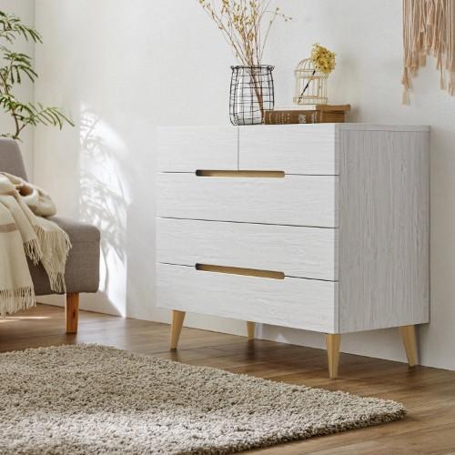 すっきりしたデザインのリビングチェストの商品写真
