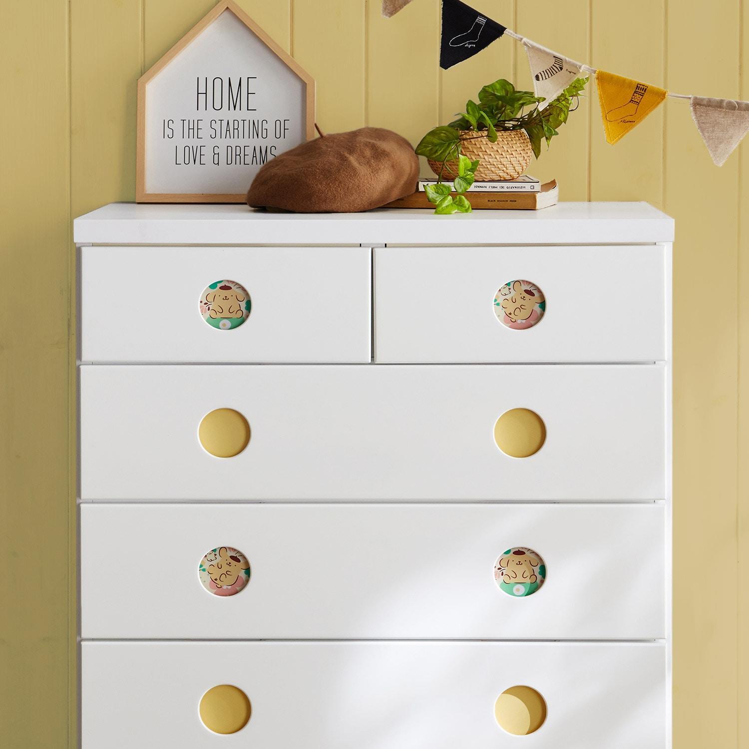 ポムポムプリンの衣類収納チェスト「サンリオキャラクターズ」の商品写真