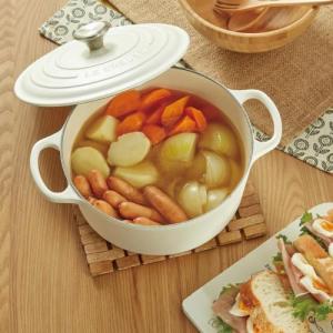 鋳物ホーロー鍋 シグニチャー・ココット・ロンド コットン<18~22cm>の商品写真